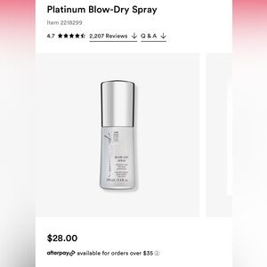 Brand New Kendra Professional Platinum Blow Dry Spray